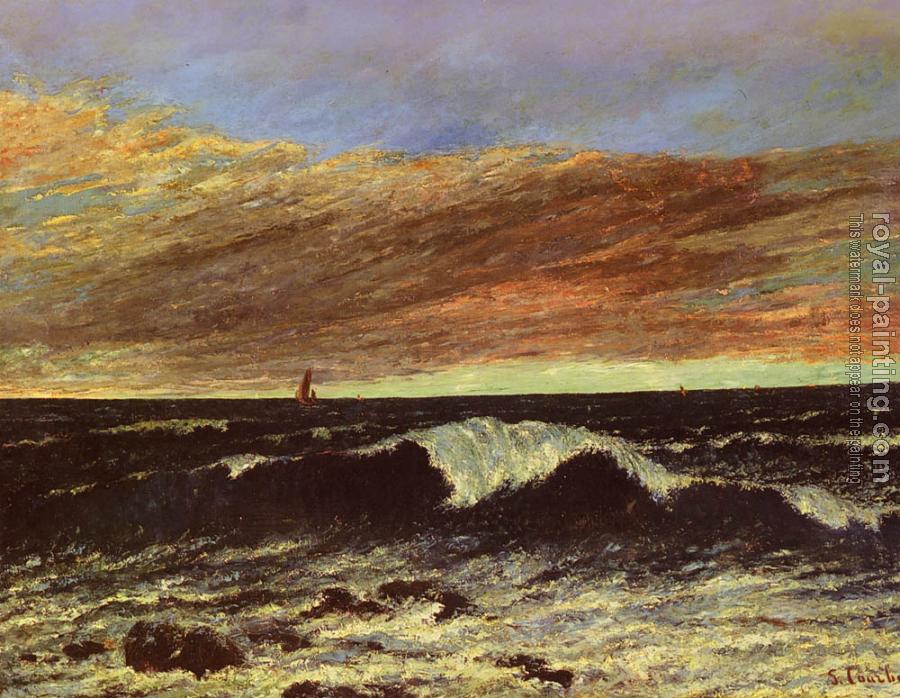Gustave Courbet : La Vague(The Wave)
